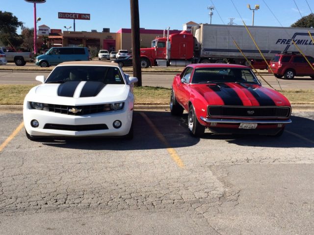 1967 red Chevrolet Camaro Coupe