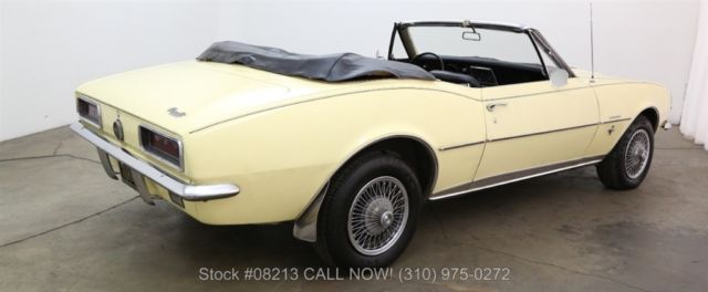 1967 Yellow Chevrolet Camaro