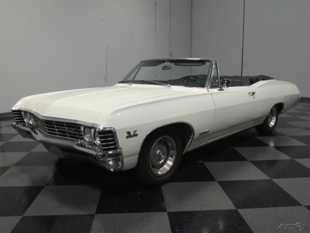 1967 White Chevrolet Impala
