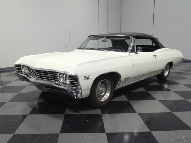 1967 White Chevrolet Impala