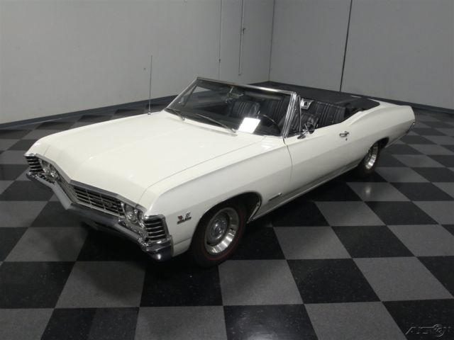 1967 White Chevrolet Impala