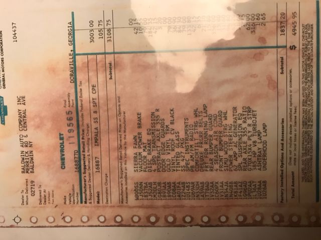 1967 Sierra Fawn Chevrolet Impala Coupe