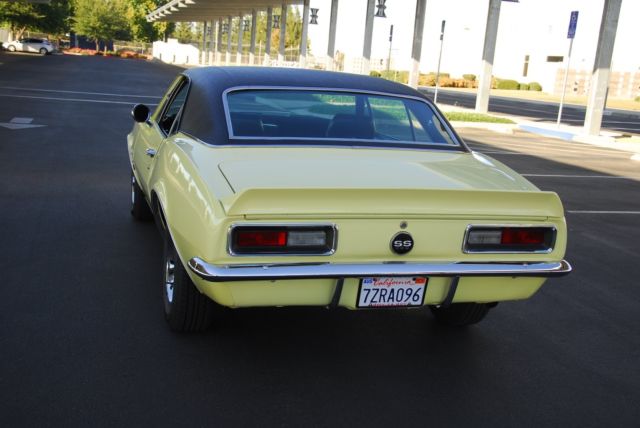1967 Yellow Chevrolet Camaro Hard top coupe