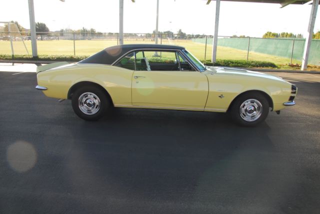 1967 Yellow Chevrolet Camaro Hard top coupe