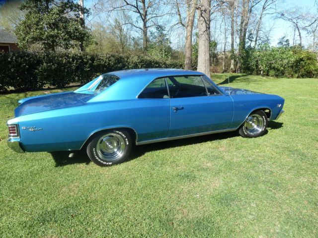 1967 Blue Chevrolet Chevelle Coupe