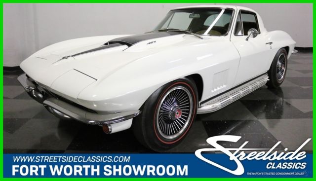 1967 White Chevrolet Corvette