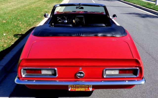 1967 Red Chevrolet Camaro Convertible