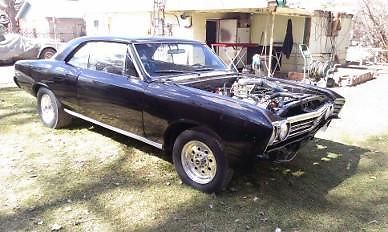 1967 Black Chevrolet Chevelle 2 Dr