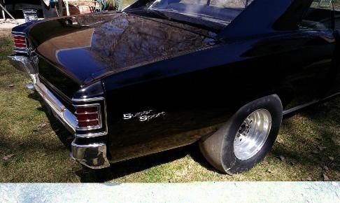 1967 Black Chevrolet Chevelle 2 Dr