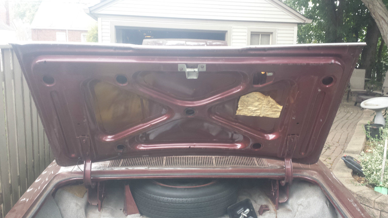 1967 Burgundy Ford Thunderbird Coupe