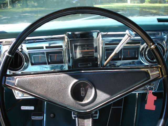 1967 Teal Oldsmobile Toronado Coupe