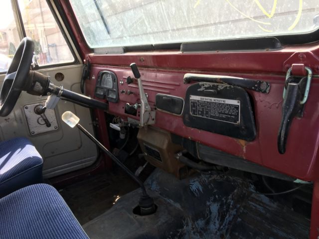 1967 Red Toyota Land Cruiser 2 door