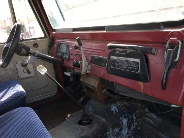1967 Red Toyota Land Cruiser 2 door