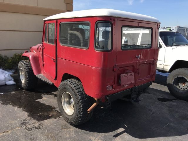 1967 Red Toyota Land Cruiser 2 door