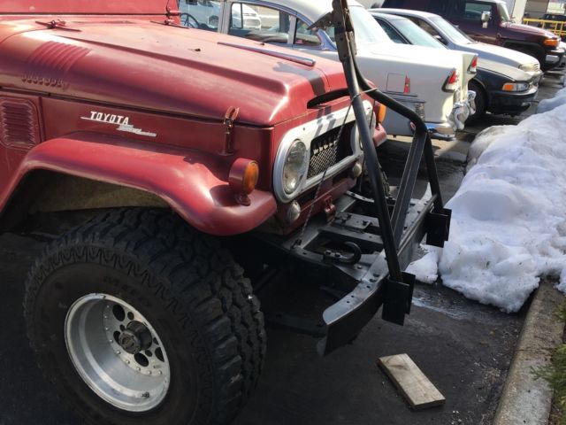 1967 Red Toyota Land Cruiser 2 door