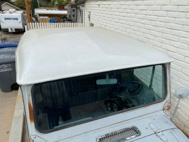 1967 White Toyota Land Cruiser SUV w removable top