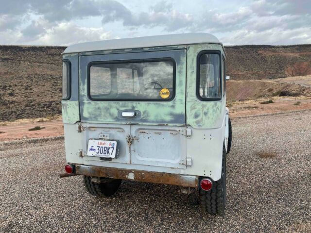 1967 White Toyota Land Cruiser SUV w removable top