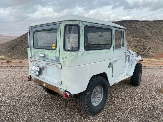 1967 White Toyota Land Cruiser SUV w removable top
