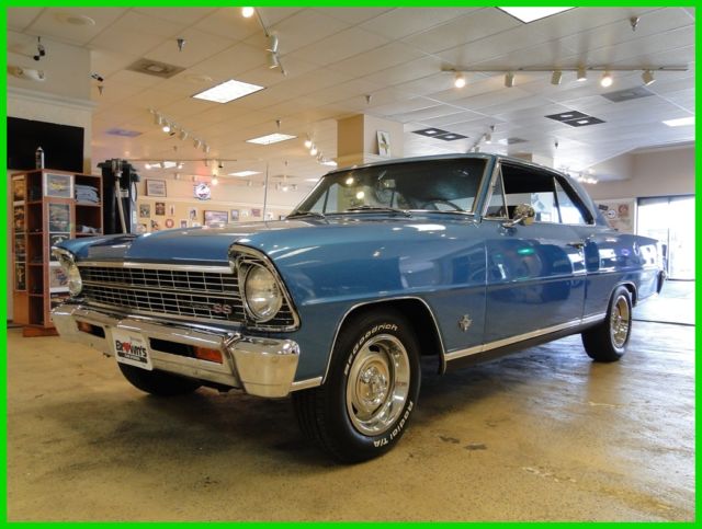 1967 Blue Chevrolet Nova