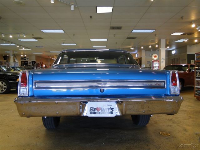 1967 Blue Chevrolet Nova