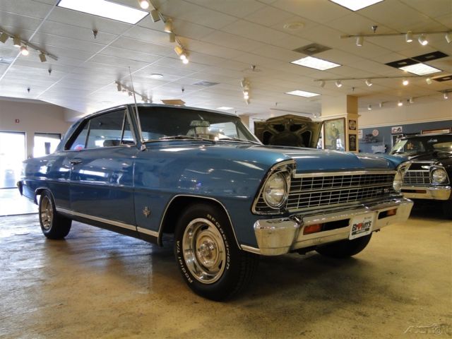 1967 Blue Chevrolet Nova