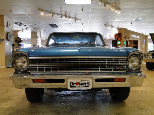 1967 Blue Chevrolet Nova