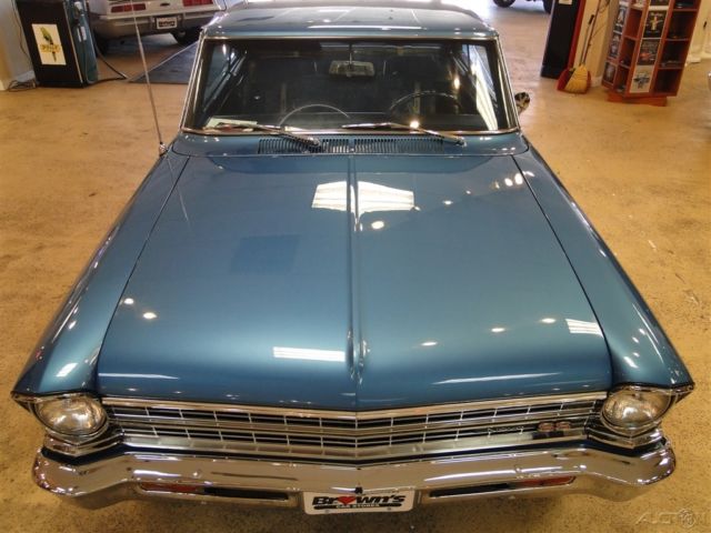 1967 Blue Chevrolet Nova
