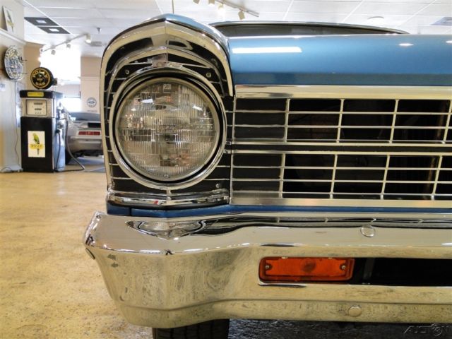 1967 Blue Chevrolet Nova