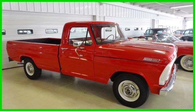 1967 Red Ford F-250 Pickup Truck