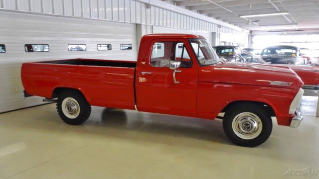 1967 Red Ford F-250 Pickup Truck