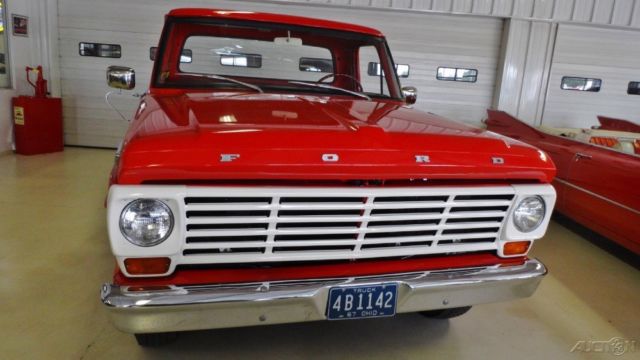 1967 Red Ford F-250 Pickup Truck