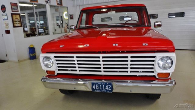 1967 Red Ford F-250 Pickup Truck