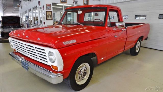 1967 Red Ford F-250 Pickup Truck