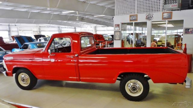 1967 Red Ford F-250 Pickup Truck