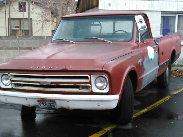 1967 Orange Chevrolet C-10 Standard Cab Pickup