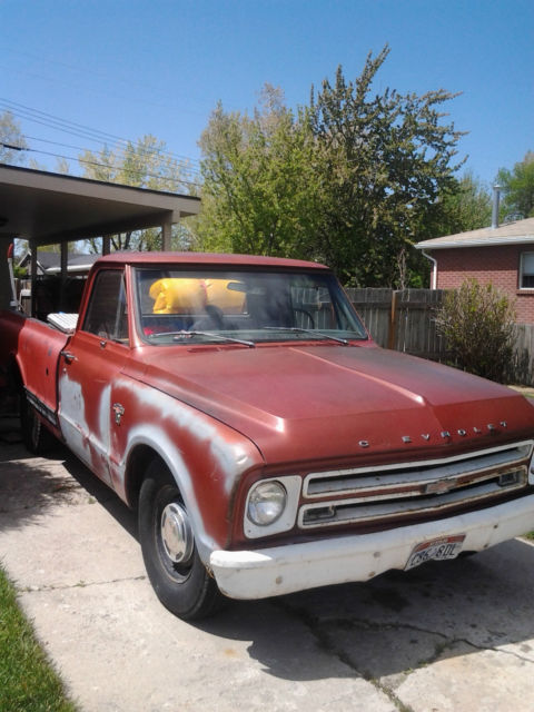 1967 Orange Chevrolet C-10 Standard Cab Pickup