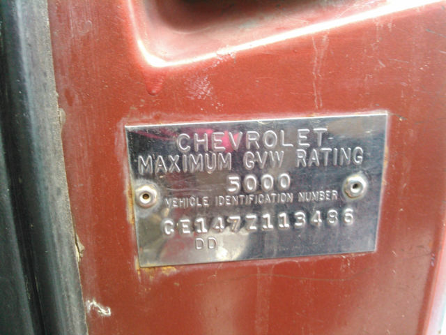 1967 Orange Chevrolet C-10 Standard Cab Pickup