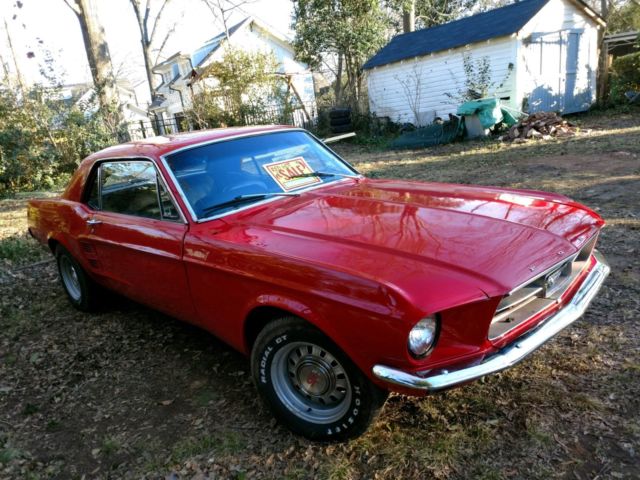 1967 Viper Red Ford Mustang Coupe