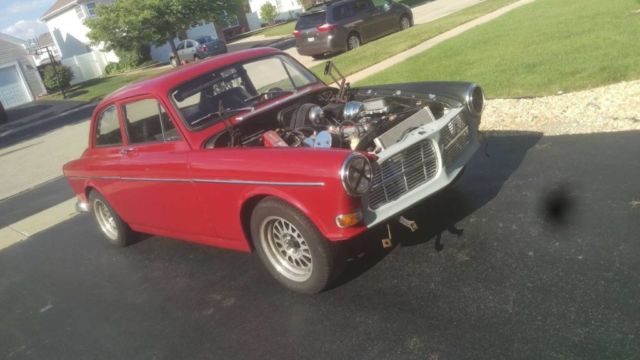 1967 Red Volvo 122 Coupe