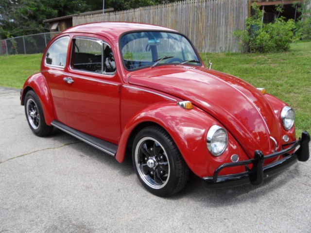 1967 Ruby Red Volkswagen Beetle - Classic Coupe