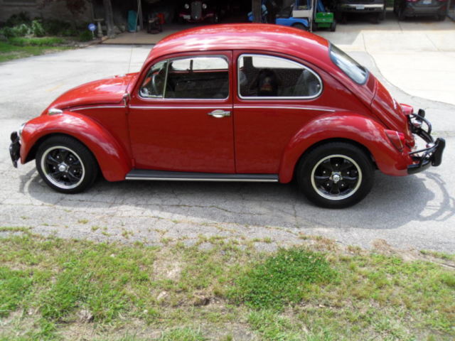 1967 Ruby Red Volkswagen Beetle - Classic Coupe