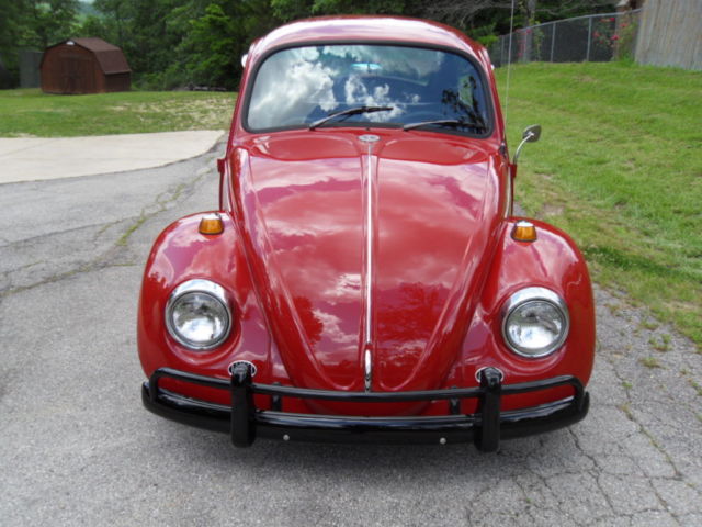1967 Ruby Red Volkswagen Beetle - Classic Coupe