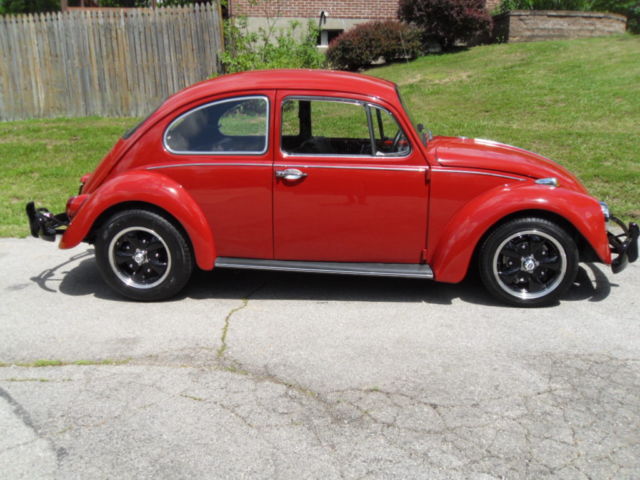 1967 Ruby Red Volkswagen Beetle - Classic Coupe