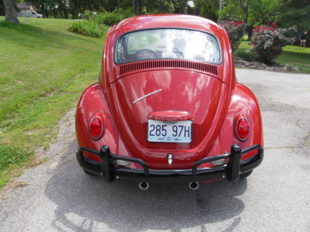 1967 Ruby Red Volkswagen Beetle - Classic Coupe