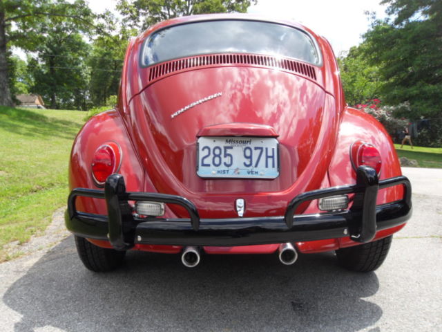 1967 Ruby Red Volkswagen Beetle - Classic Coupe