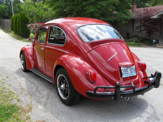1967 Ruby Red Volkswagen Beetle - Classic Coupe