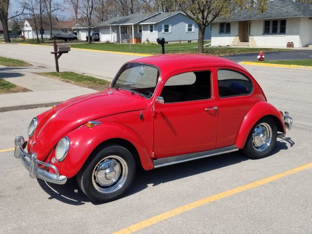 1967 Red Volkswagen Beetle - Classic