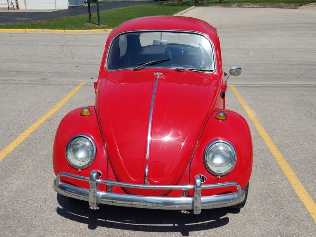 1967 Red Volkswagen Beetle - Classic