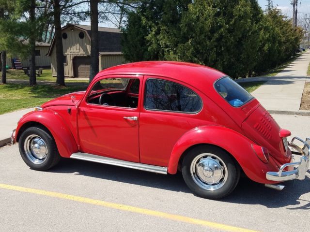 1967 Red Volkswagen Beetle - Classic