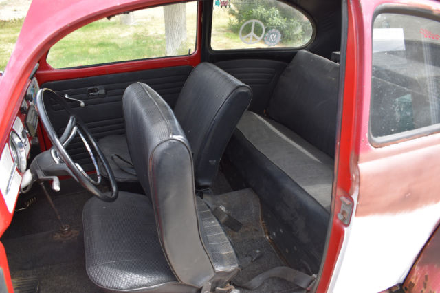 1967 Red Volkswagen Beetle - Classic